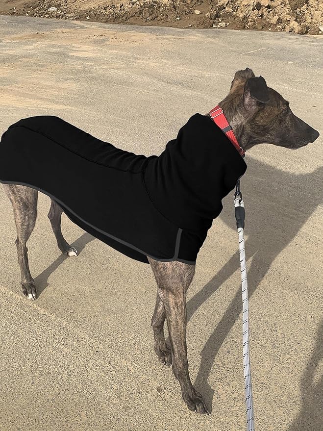 Esobo Fleece Dog Apparel Winter Warm Dog Coat Doggie Turtleneck Cozy Jacket - Image 4