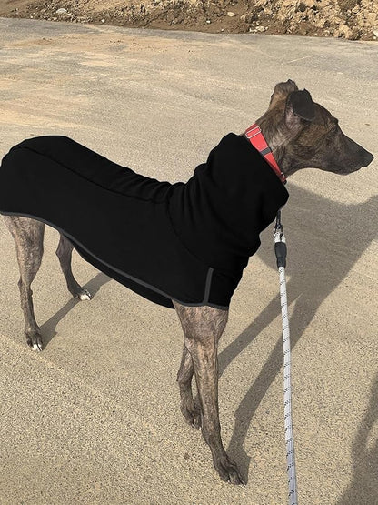Esobo Fleece Dog Apparel Winter Warm Dog Coat Doggie Turtleneck Cozy Jacket - Image 4