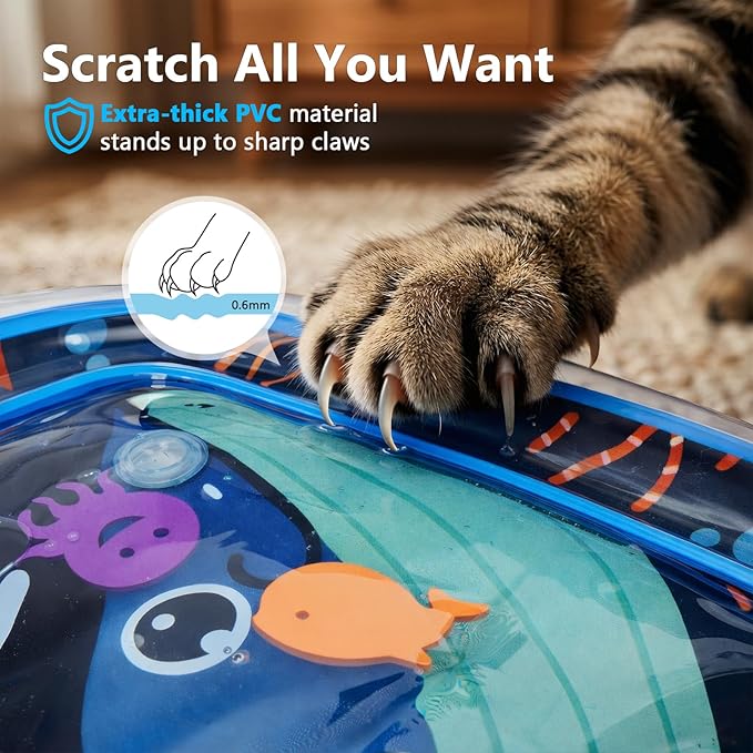 Cat Water Sensory Play Mat - Image 4
