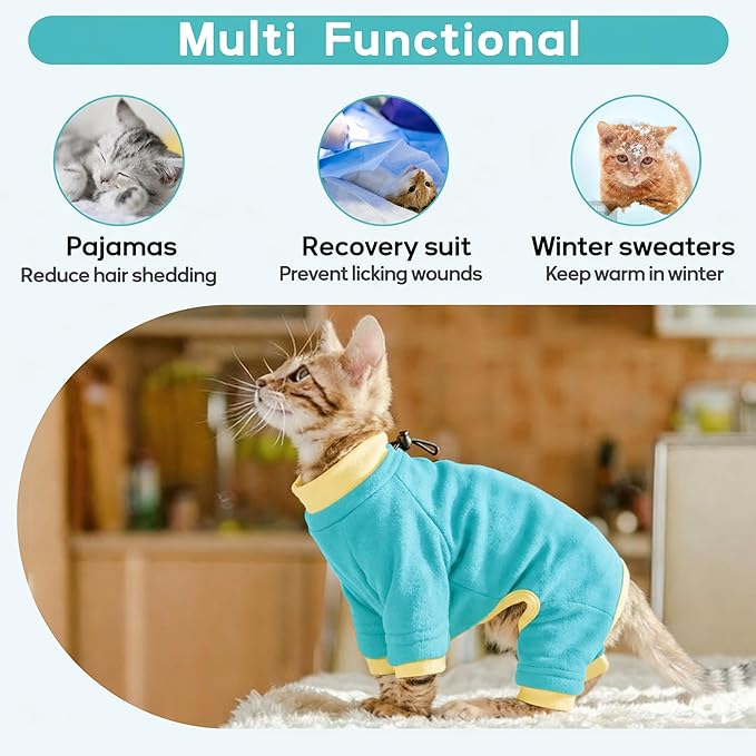 PUMYPOREITY Cat Calming Sweater – Helps Reduce Licking & Grooming Habits - Image 5