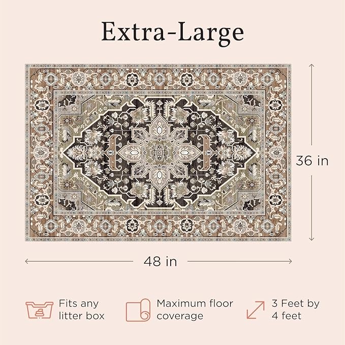 Lovewag Pets Washable Cat Litter Mat 2 PCs - Image 8