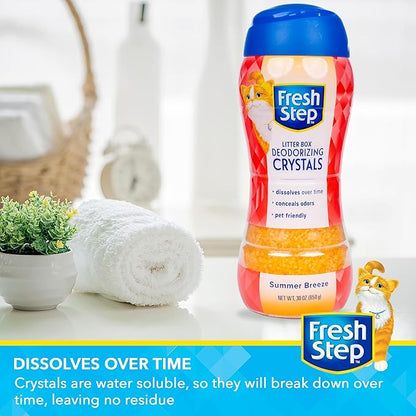 Fresh Step Cat Litter Crystals Deodorizer, Non Toxic Odor Neutralizing Crystals - Image 4