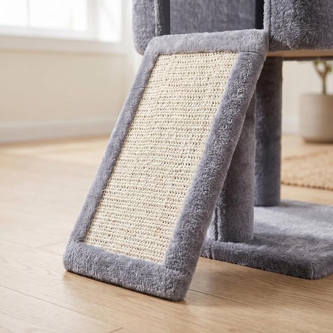 Roypet 32" Cat Tree for Indoor Cats, 2-in-1 Cat House - Image 4