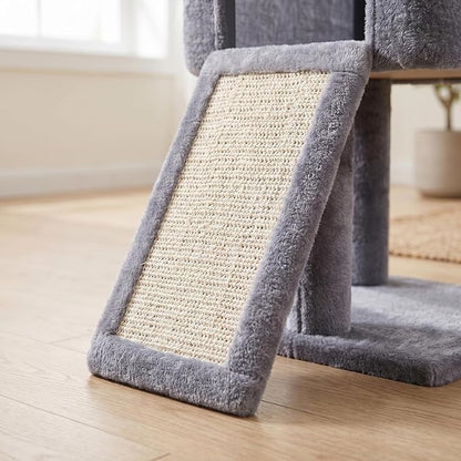 Roypet 32" Cat Tree for Indoor Cats, 2-in-1 Cat House - Image 4