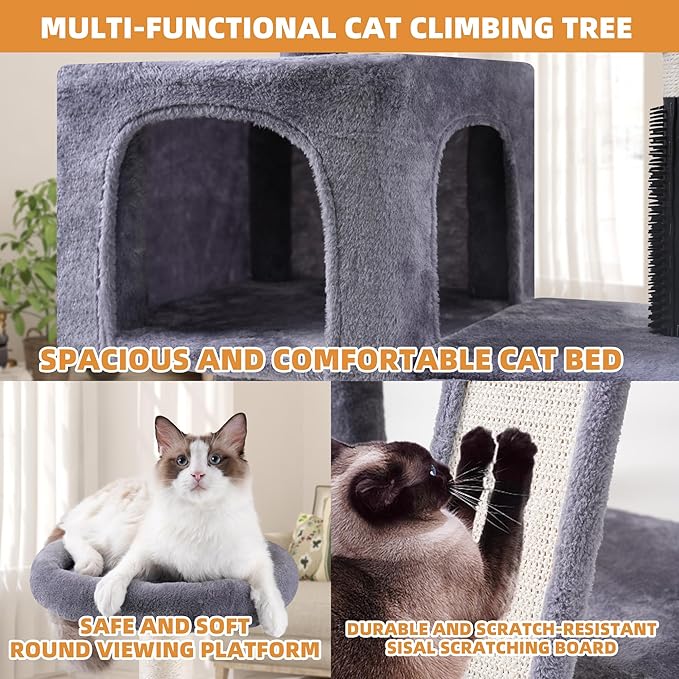 Roypet 39.4" Cat Tree for Indoor Cats - Image 7