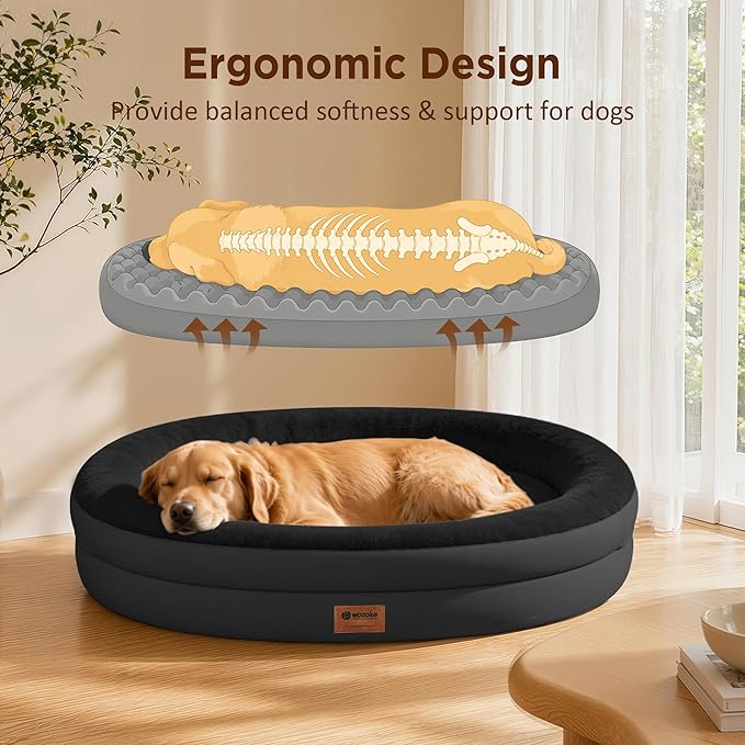 Orthopedic Dog Bed for Extra Large Dogs, XL Waterproof Dog Bed - Image 5