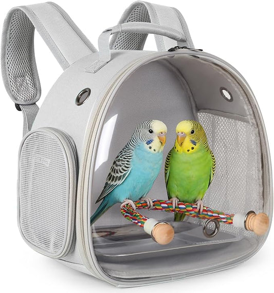 Small Bird Travel Backpack Carrier Cage, Backpack to Transport Backpack Carrier by halinfer