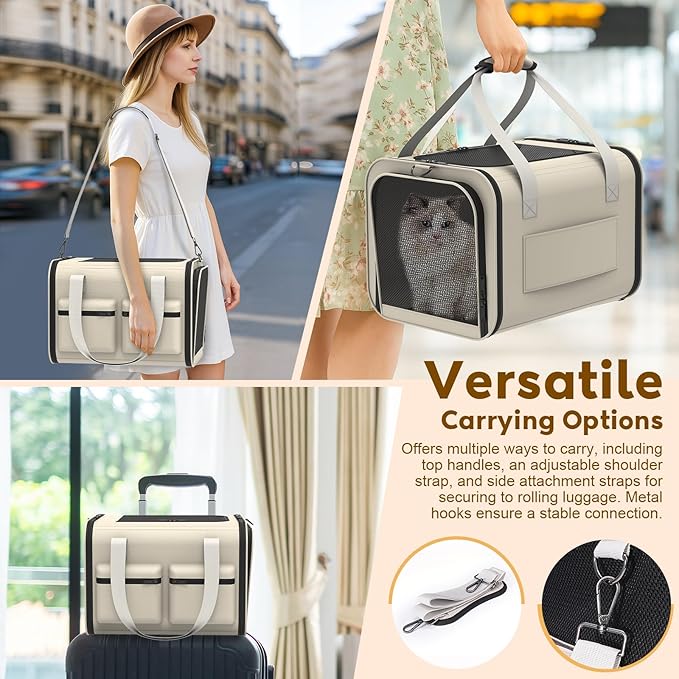 Cat Carrier Soft Airline Approved - Image 5