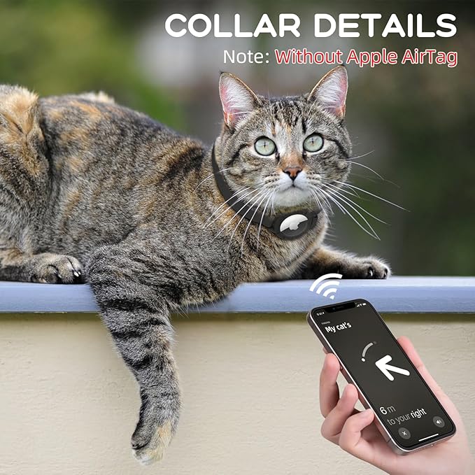 AirTag Cat Collars, Stretchy Collar - Image 6