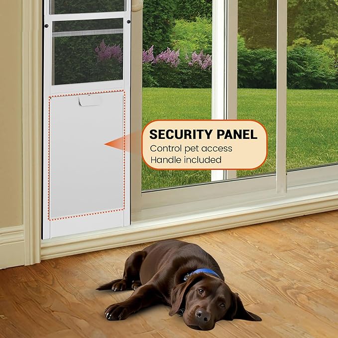 XL Dog Door for Sliding Glass Door, Extra Large Patio Doggy Door Insert for - Image 6