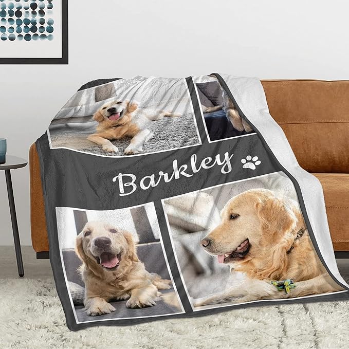 Personalized Pet Memorial Gifts, Custom Dog Blanket - Image 2