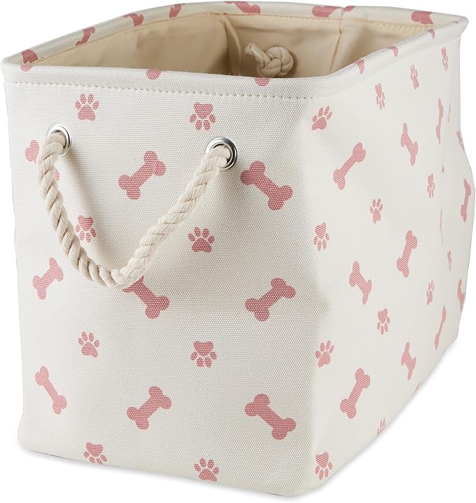 Bone Dry Pet Storage Collection Paw and Bone Print, Medium Rectangle by BoneDry