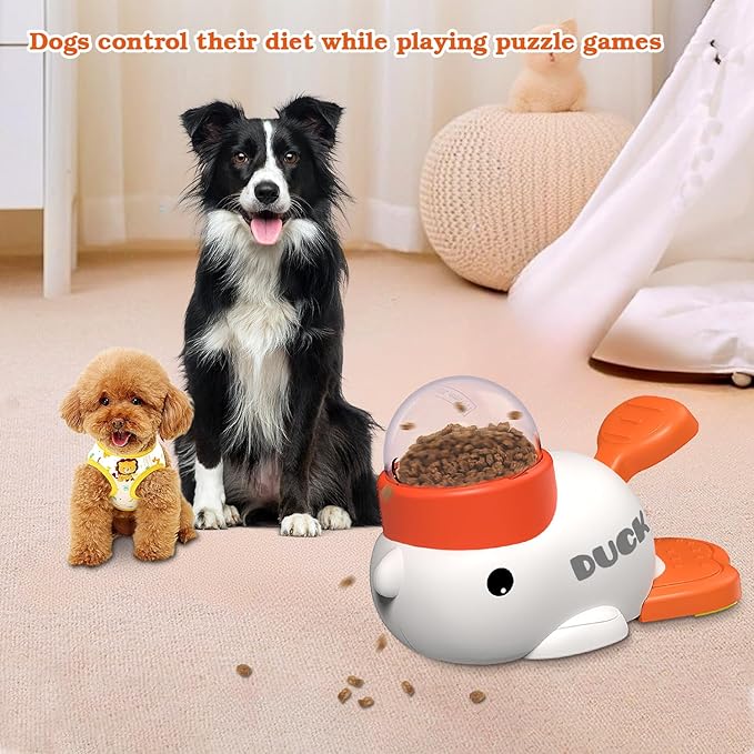 Dog Interactive Treat Dispenser Toy, Food Puzzle Slow Feeder - Image 3