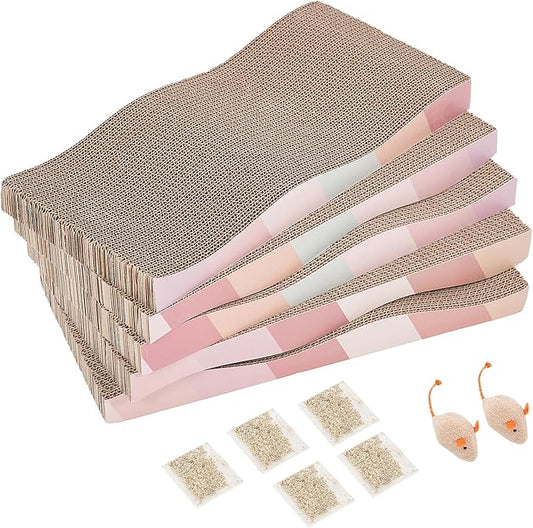 SIDAZON Cat Scratching Pads Cardboard Cat Scratchers by SIDAZON