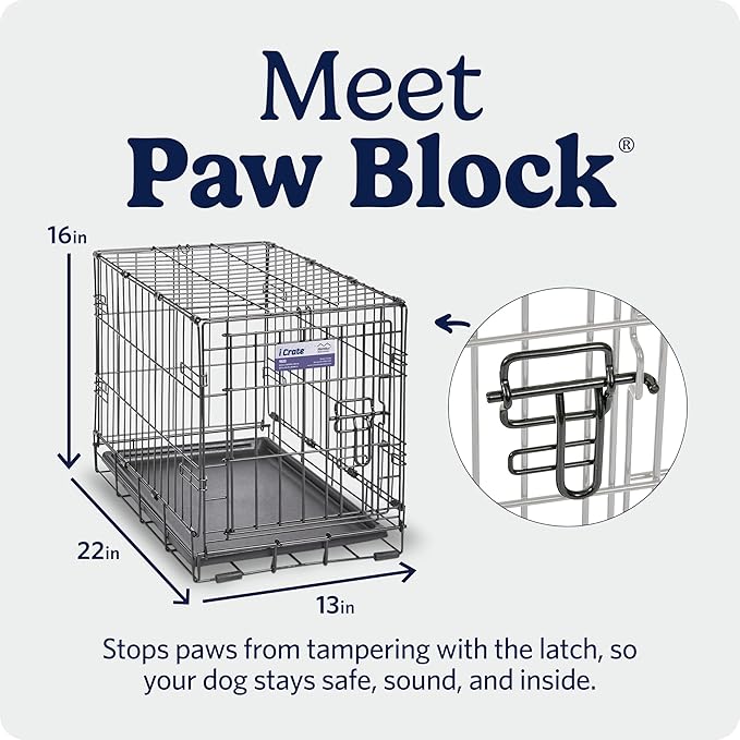 MidWest Homes for Pets 22-Inch iCrate for Extra-Small Breeds, Single Door - Image 4
