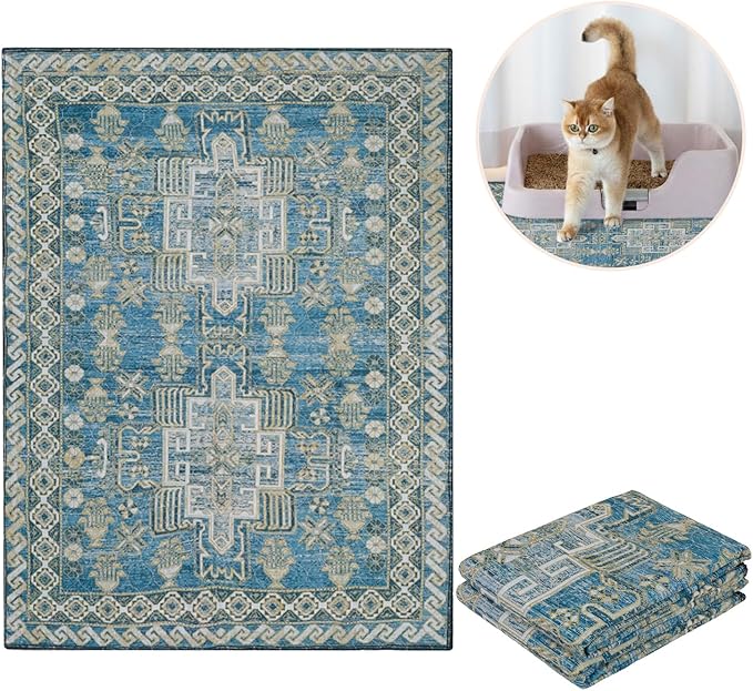 Lovewag Pets Cat Litter Box Mats 2 Pack - Image 2