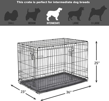 Midwest Homes for Pets 36-Inch New World Crate for Medium-Large Breeds - Image 7