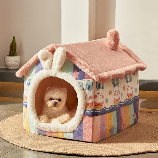 JIUPETY Cute Cat Houses for Indoor Cats, Dog Bed by JIUPETY