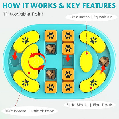Dog Puzzle Toy, Interactive Treat Puzzle - Image 5