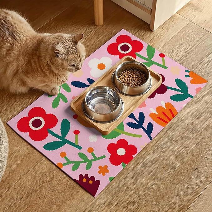 HOMETITUTE Pet Food Mat Non-Slip Mat - Image 2