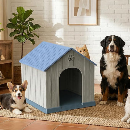 VIXZEN Outdoor Dog House, Resin Material, Large Outdoor Dog House - Image 7