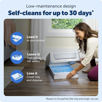 PetSafe ScoopFree Crystal Pro Legacy Self-Cleaning Automatic Cat Litter Box - Image 5
