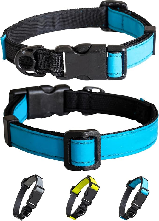 CatGoods Reflective Blue Stretch Cat Collar – Escape-Safe Alternative to by CatGoods