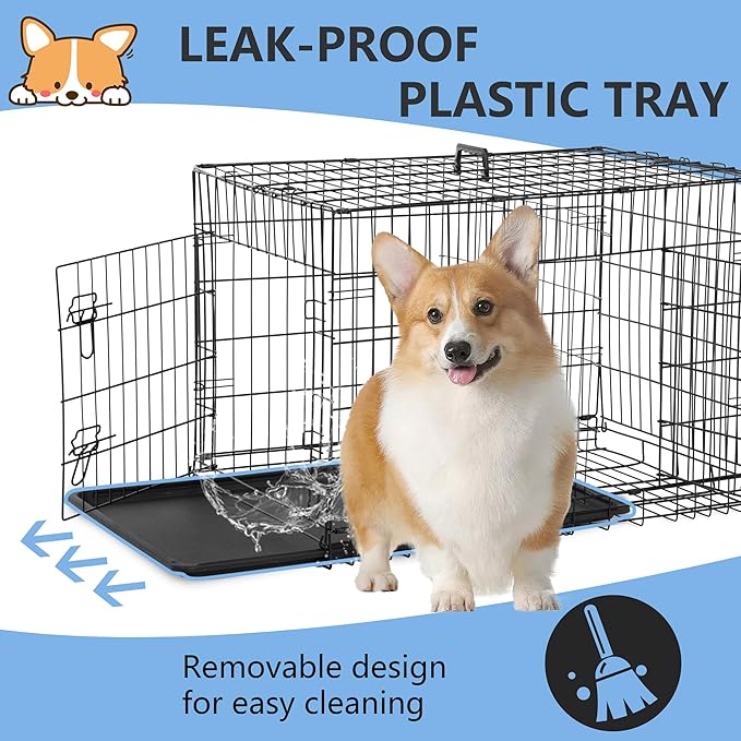 FDW 30 inch Dog Crate Dog Kennel Cage - Image 5