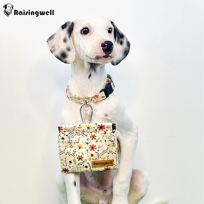 Raisingwell Dog Treat Pouch, Small Cotton Pocket Sized Training Holder - Image 5