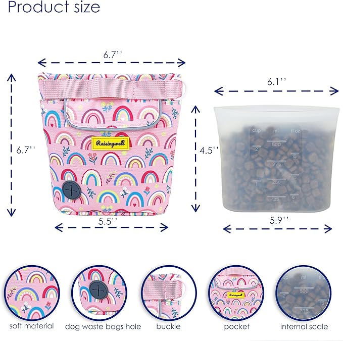 Raisingwell Dog Treat Pouch for Pet Walking and Training - Image 2