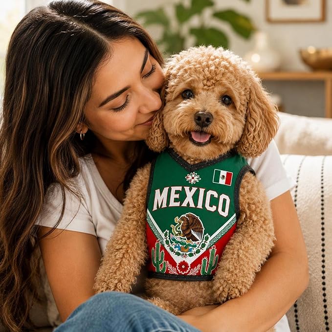 V-DECORPARKS Personalized Pet Soccer Jersey Custom Name Number Dog Cat Football - Image 2