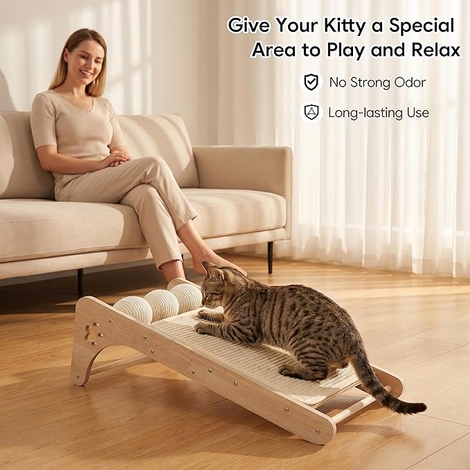 Cat Scratcher for Indoor Cats, Sisal Cat Scratching Board - Image 5