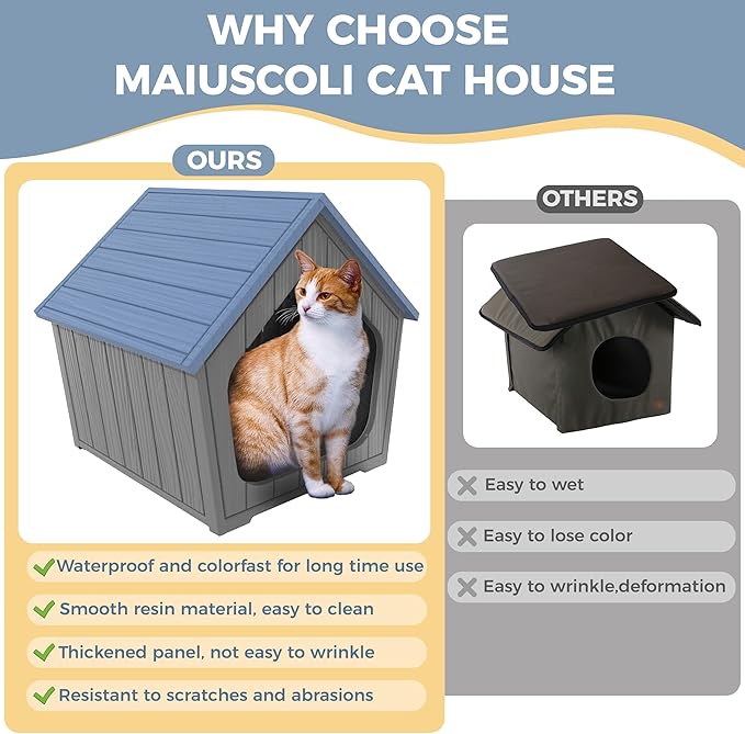 Dog House Outdoor for Puppy, Durable Small Dog House Indoor, Waterproof and - Image 6