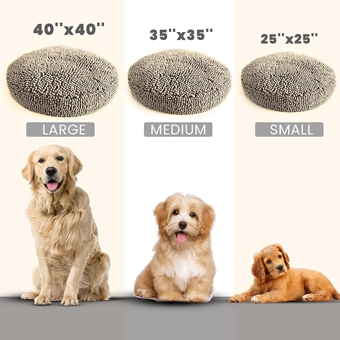 Muddy Mat® Cloud K-9 Bed for Dogs & Cats, Soft & Relaxing Donut Dog Bed - Image 3