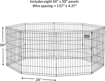 MidWest Homes for Pets Folding Metal Puppy / Dog Exercise Pen, Indoor/Outdoor - Image 7