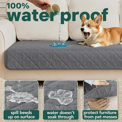 PAWFINITY Waterproof 4 Seat Couch Cover - Image 3