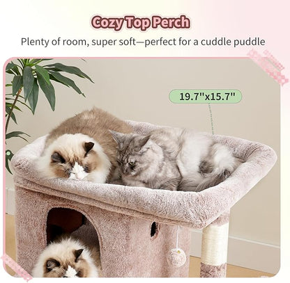 Heybly Cat Tree, 26.3-inch Cat Tower - Image 9