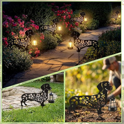 Solar Dachshund Garden Decor – Waterproof Metal Dog Yard Stake - Image 5