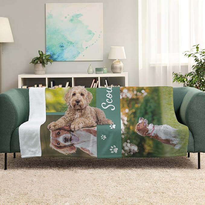 Prints Next Day – Custom 60" x 80" Fleece Pet Lightweight Blanket - Image 2