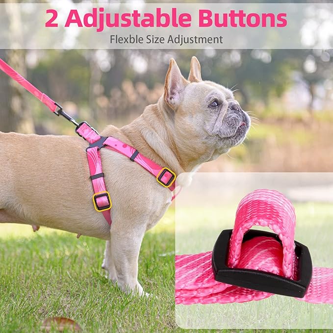 PUPTECK No Pull Dog Harness Soft Adjustable Basic Nylon Step in Puppy Vest - Image 6