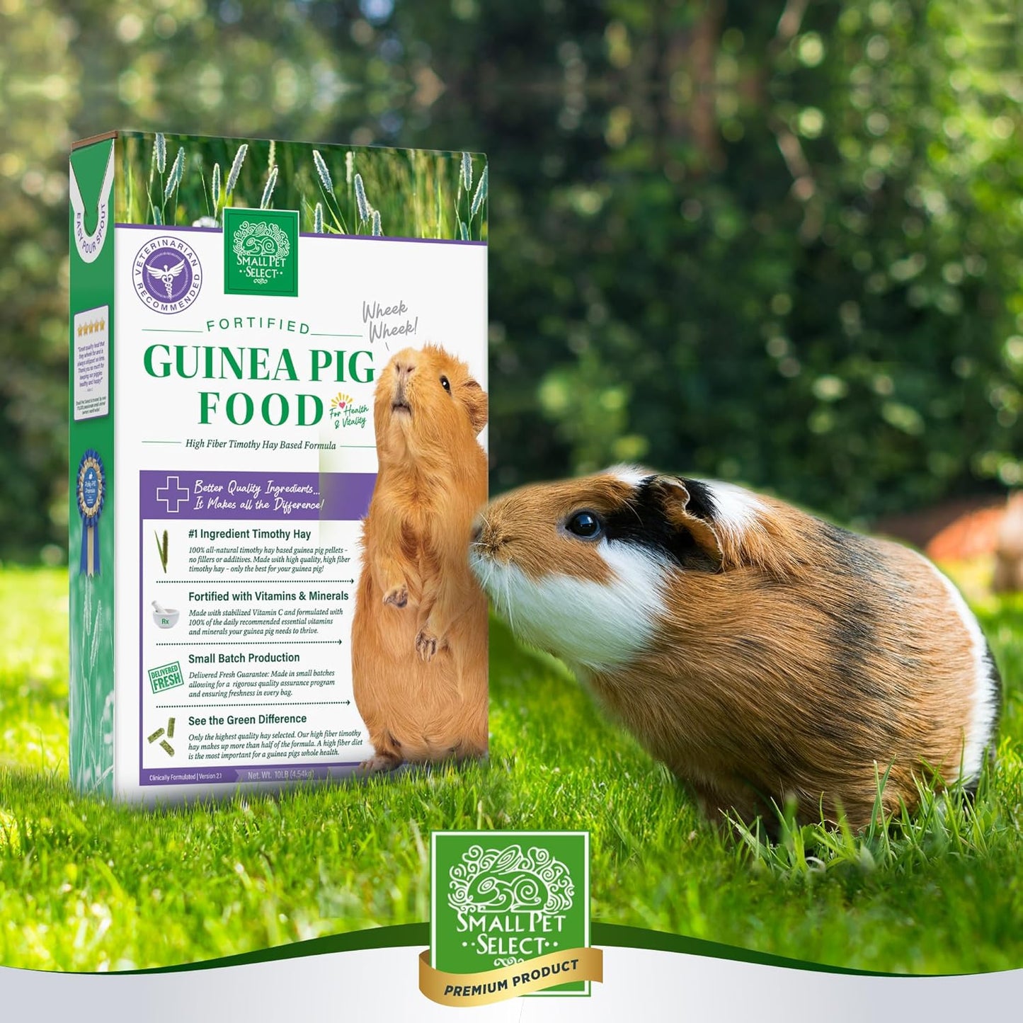 Small Pet Select Guinea Pig Food Pellets, 40lb