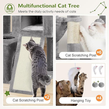 Globlazer Heavy Duty Cat Tree 78 inch Sturdy Cat Tower - Image 5