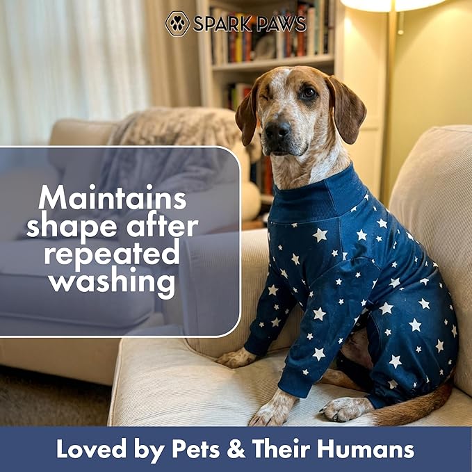 Spark Paws Dog Pajama, Dog Recovery Suit Male, Ultra-Soft and 4-Way Stretch - Image 7