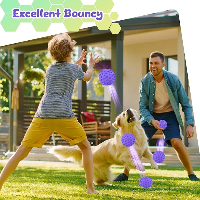 Squeaky Dog Toys for Aggressive Chewers, Indestructible Dog Balls for - Image 5
