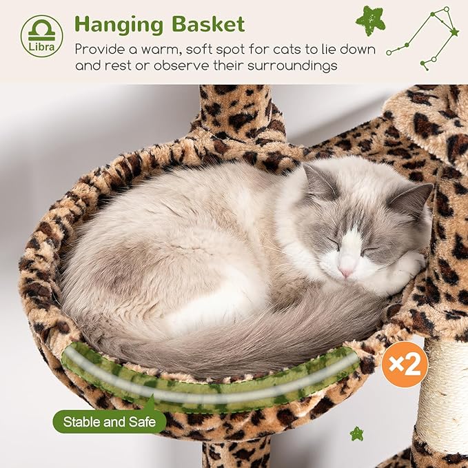 Globlazer Heavy Duty Cat Tree 78 inch Sturdy Cat Tower - Image 4