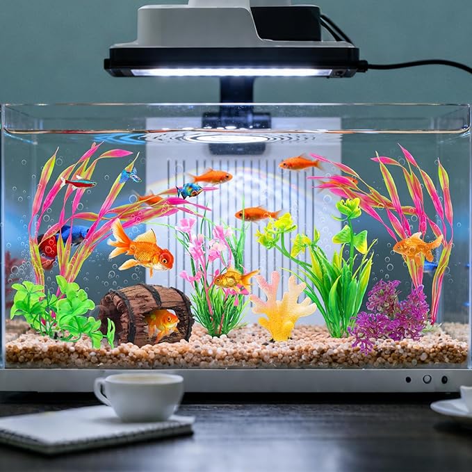 QUOZUO Small Fish Broken Barrel Decor Fish Tank Decorations Aquarium - Image 3