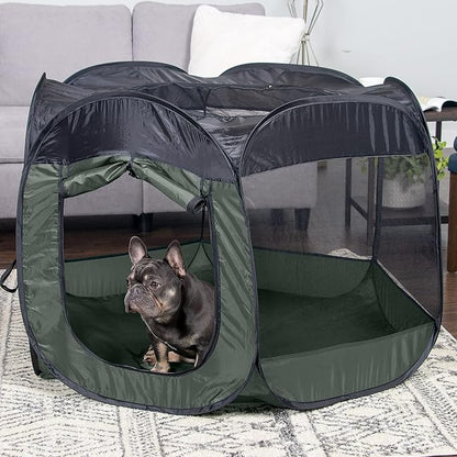 Furhaven Portable Dog Playpen Cat Tent, Pet playground, Kennel foldable indoor - Image 3