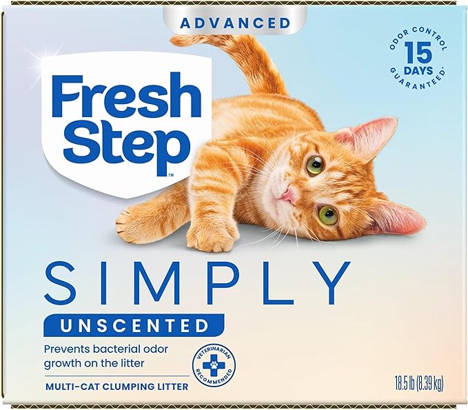 Fresh Step Advanced Simply Unscented Multi Cat Clumping Cat Litter, Low Dust - Image 12