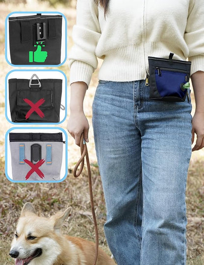 Gobeigo Dog Treat Pouch and Training Clicker, Upgrade Two Magnetic Closure to - Image 4