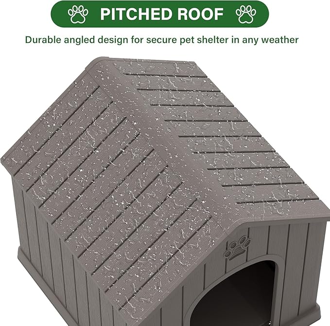 Bifanuo Dog House for Outdoor & Indoor, Waterproof Puppy Shelter - Image 3